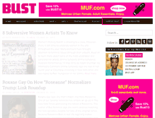 Tablet Screenshot of bust.com